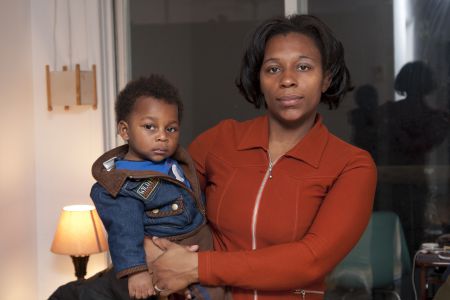 Sandrine and her Canadian-born son are facing deportation. Photo: Camille McOuat