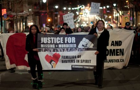 The 2013 March for Missing and Murdered Women, Montreal. Photo: Irina Gaber/irinagaber.blogspot.com