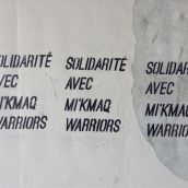 Solidarité avec Mi'kmaq Warriors