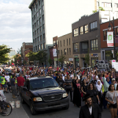 Hundreds Gather in Montreal for the Second Time in Solidarity with Gaza (July 16)