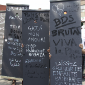 Gaza solidarity: Montrealers march for the third time in less than 10 days (july19)