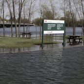 Flood Waters in St-Jean Sur Richelieu