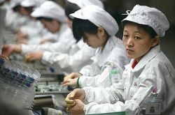 Apple workers in China