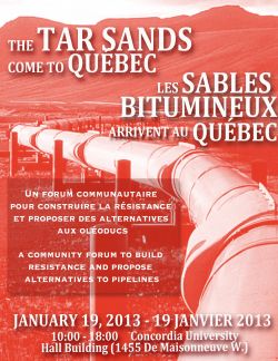 Forum communautaire pour construire la résistance et proposer des alternatives aux pipelines