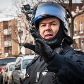 Montreal Riot Police now equipping GoPro's on their commanders.