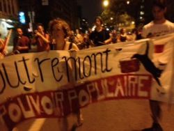 Popular Power: "Fuck the Elections," Montreal, Night 101 (re: Night 100)