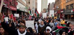 City-wide rally in Toronto, in solidarity with Gaza 