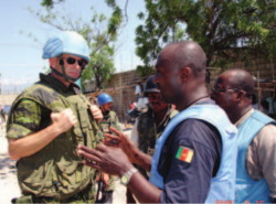Michel Duhamel while MINUSTAH chief of staff, ca. 2006 (Image: World View Canada)